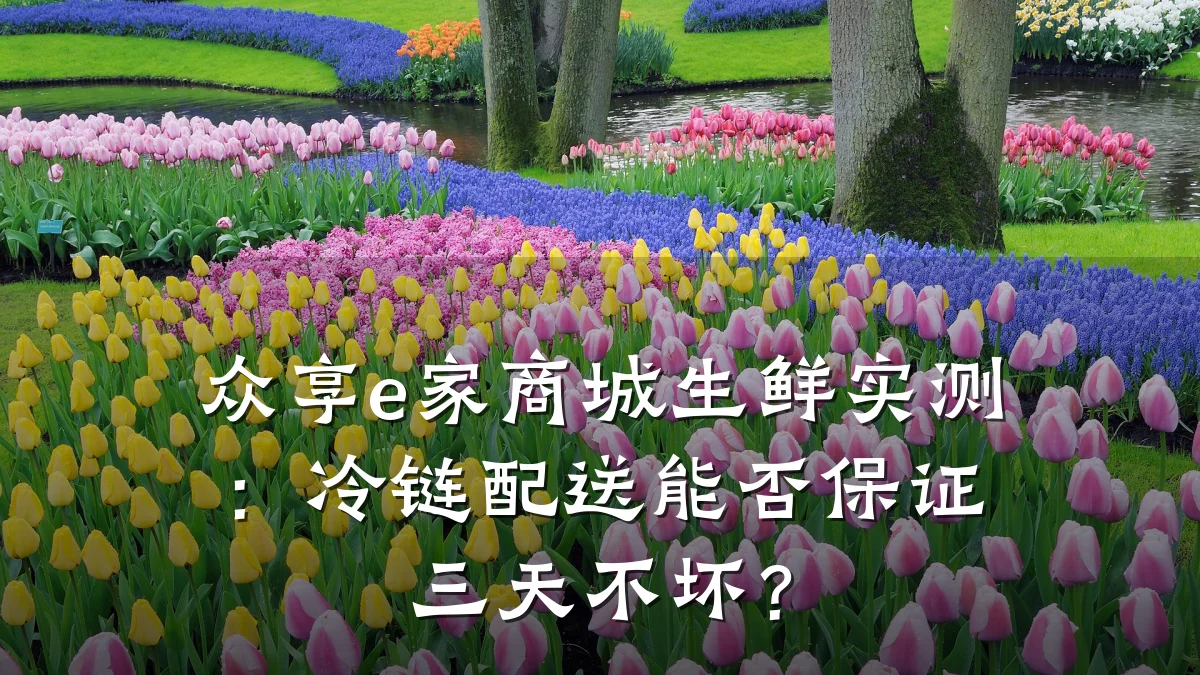 众享e家商城生鲜实测：冷链配送能否保证三天不坏？
